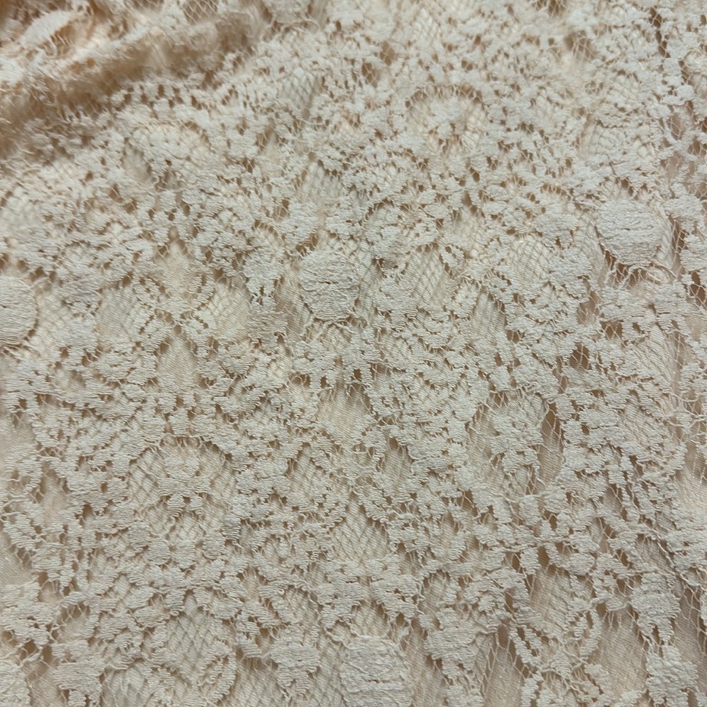 Monteau Peach Color Lace Dress Tank Size L - Picture 4 of 6